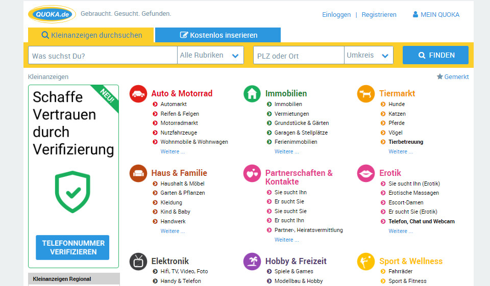 Quoka im Test 2025: Kosten, Users Erfahrungen