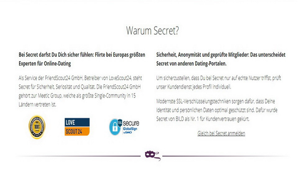 Secret.de im Test
