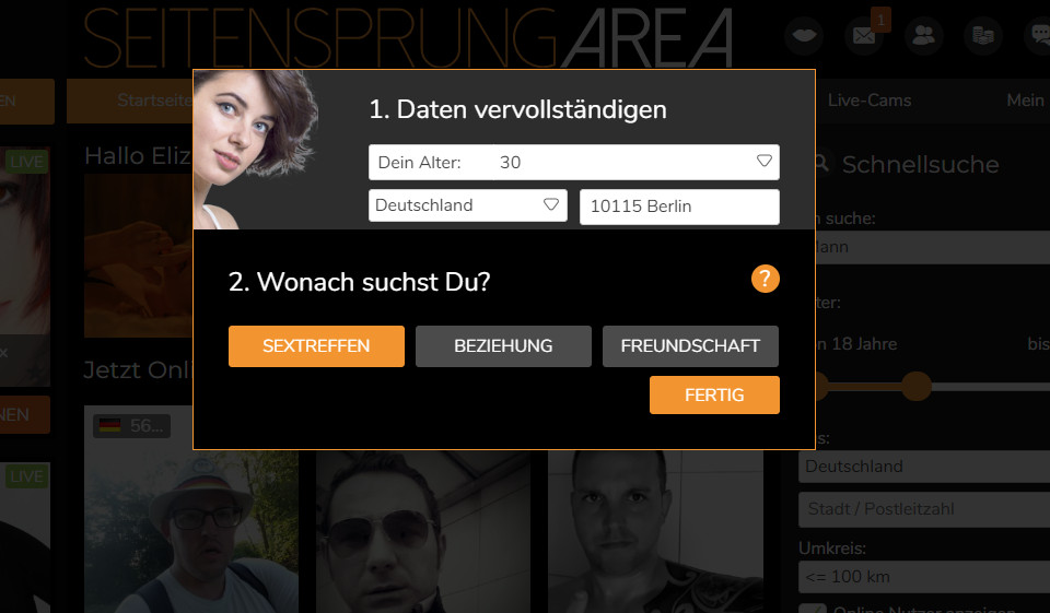 Seitensprungarea im Test