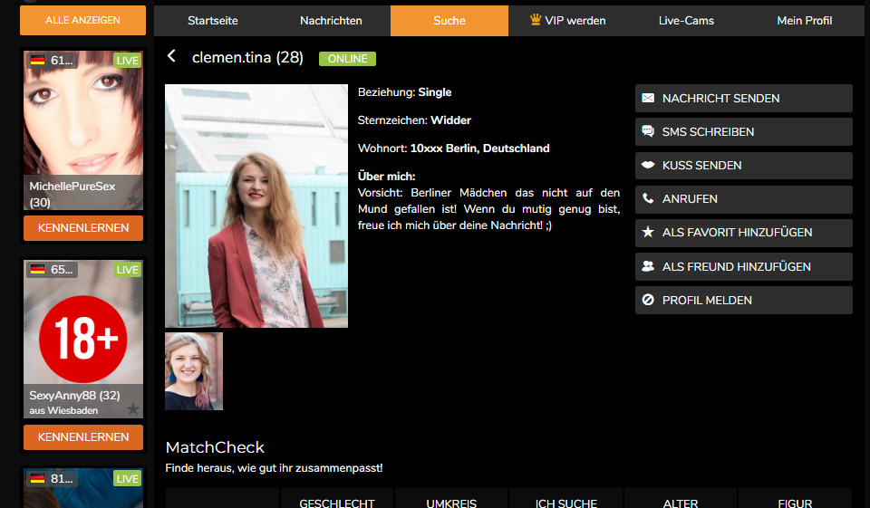 Seitensprungarea im Test