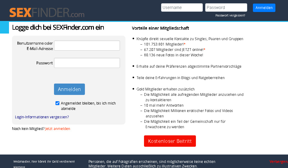 Sexfinder im Test