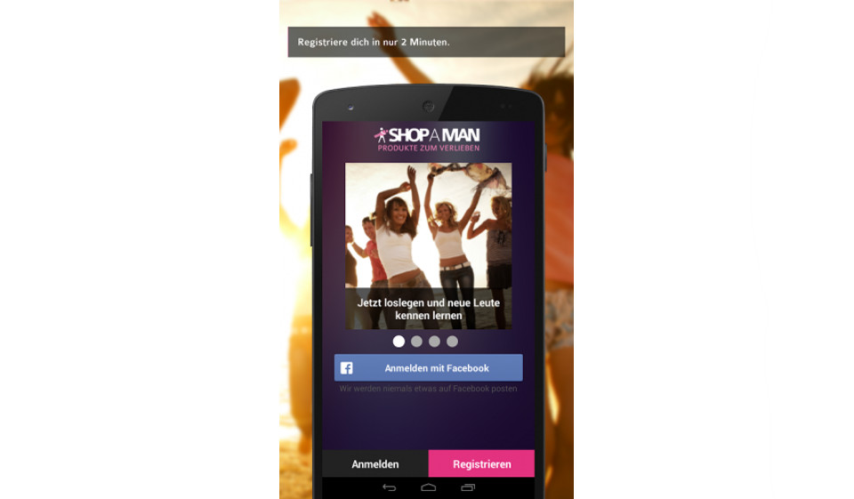 Shop A Man Profilinterface