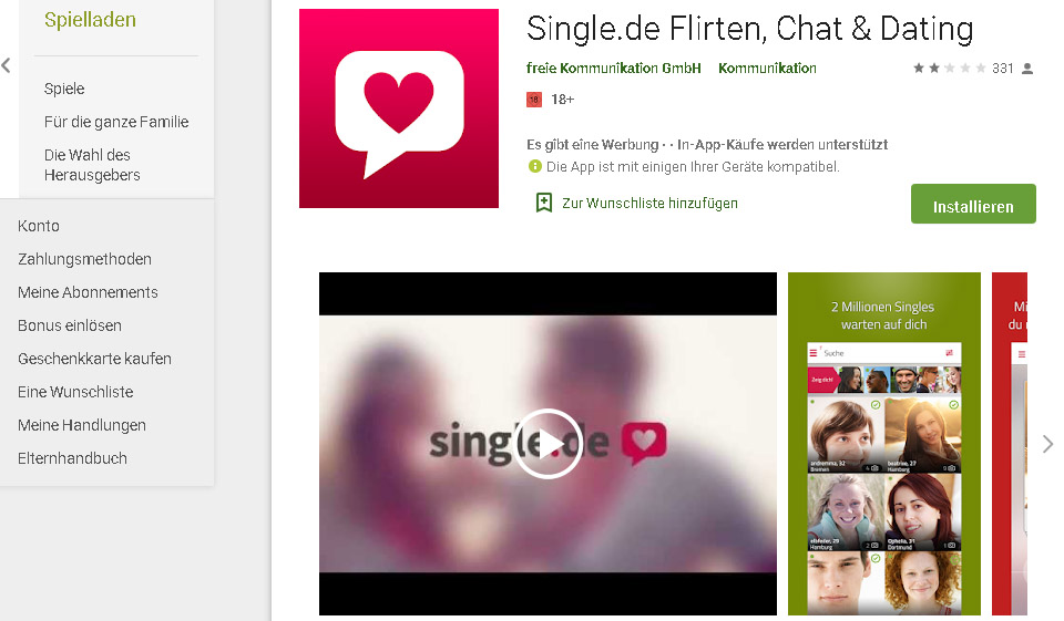 Single.de im Test