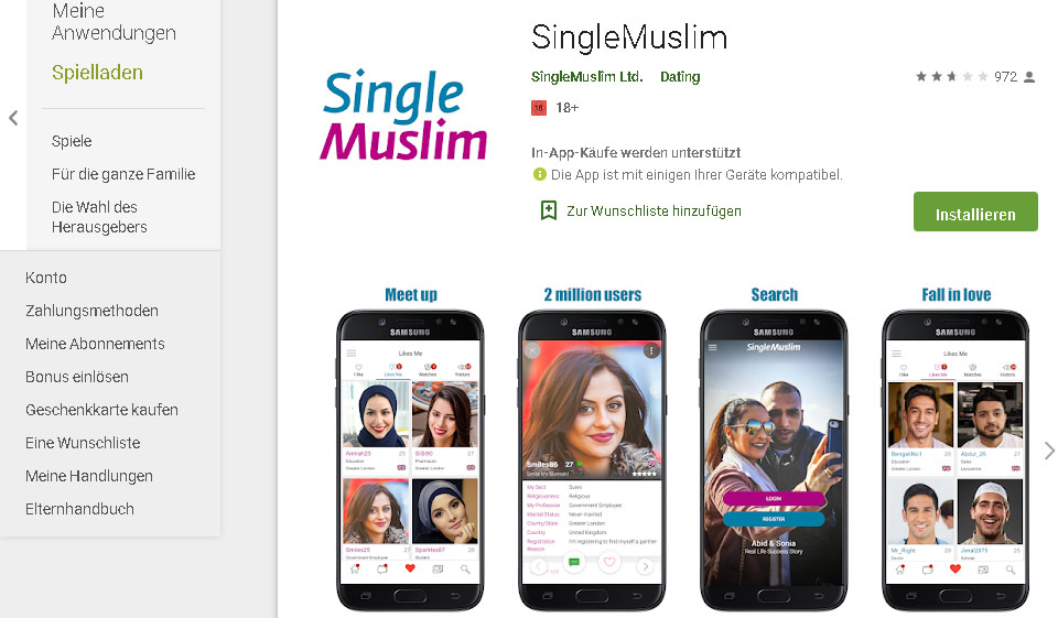 Ist SingleMuslim.com gesetzlich?