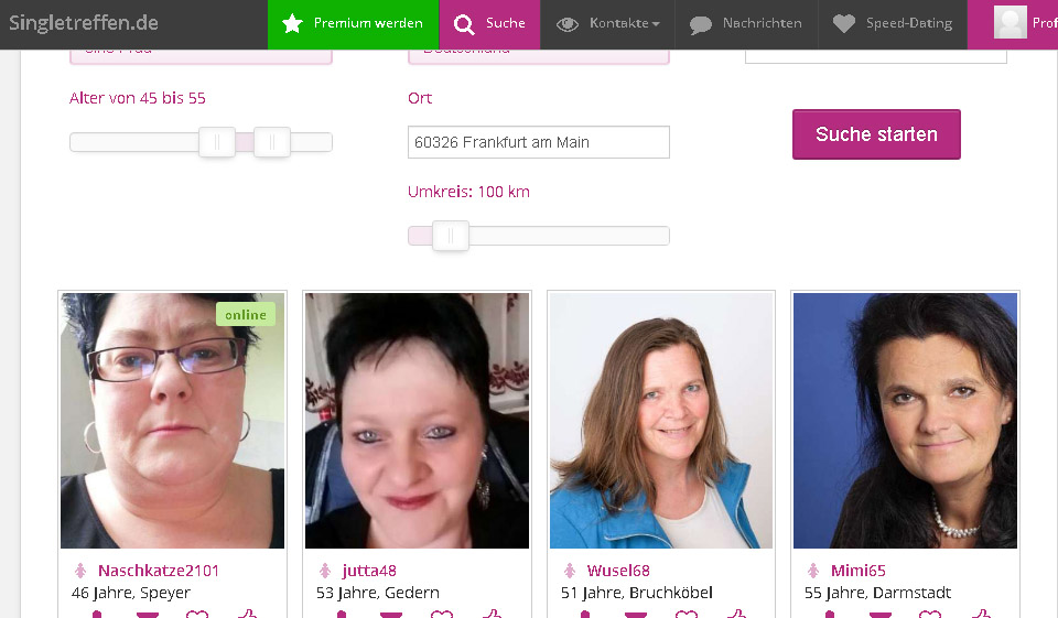 Singletreffen im Test