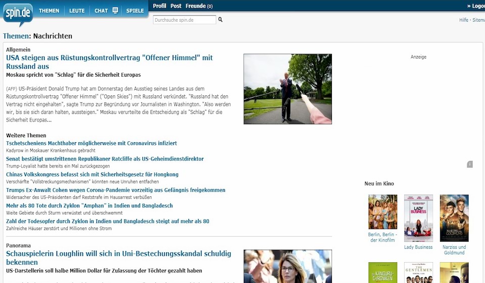 Spin.de im Test