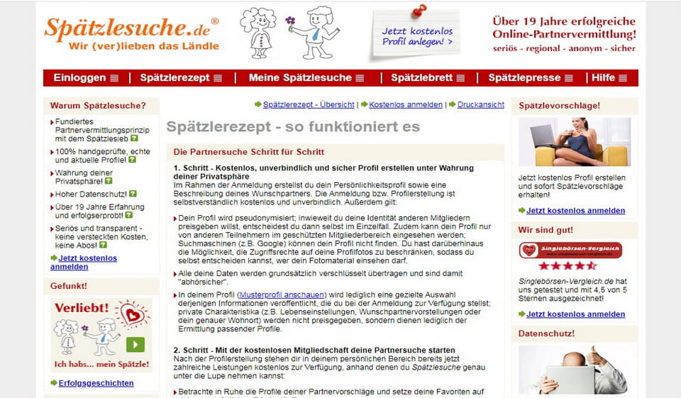 Spätzlesuche im Test