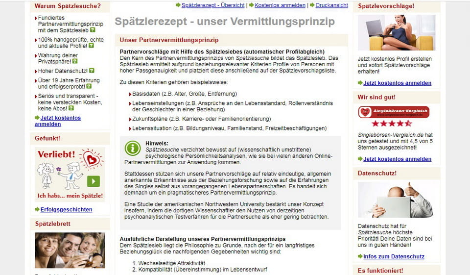 Spätzlesuche im Test