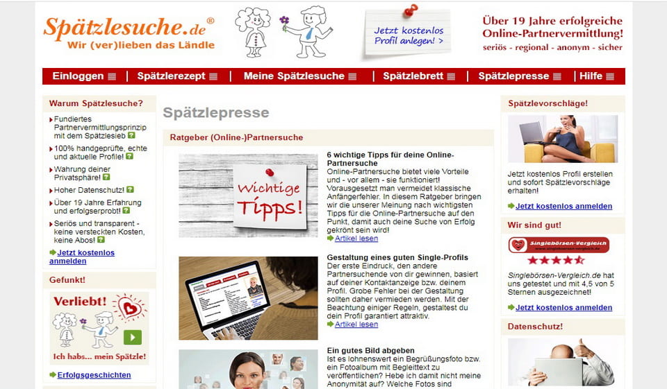 Spätzlesuche im Test