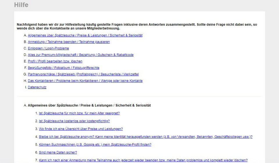 Spätzlesuche im Test