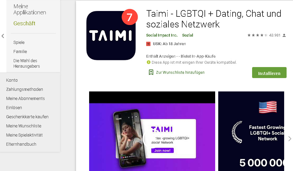Taimi im Test