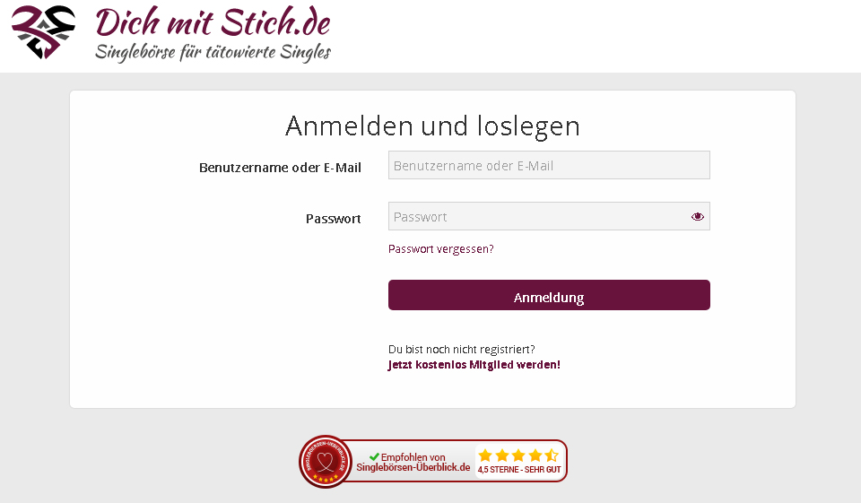 Tattoo Singles Genehmigung