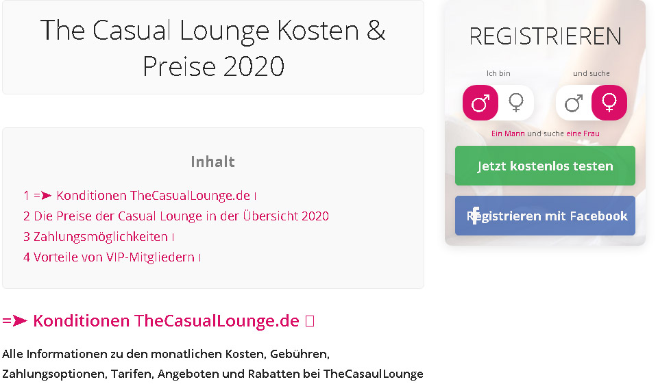 TheCasualLounge im Test