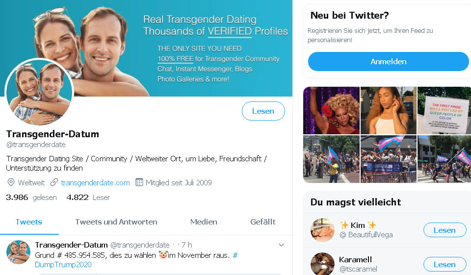 Transgenderdate im Test