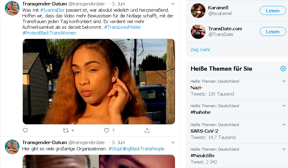 Transgenderdate im Test