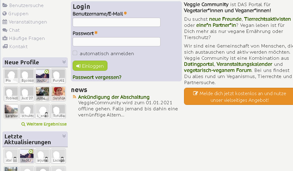 VeggieСommunity im Test