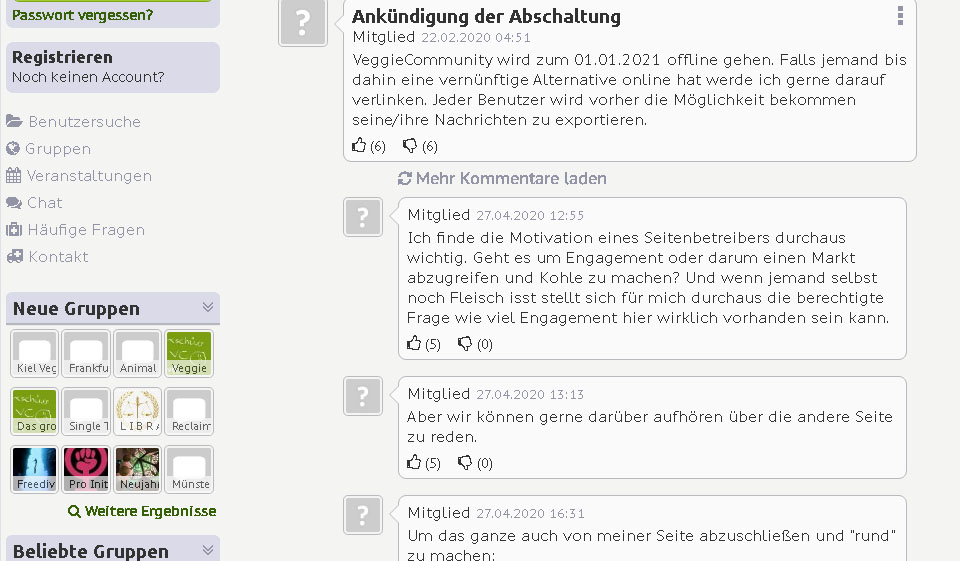 VeggieСommunity im Test