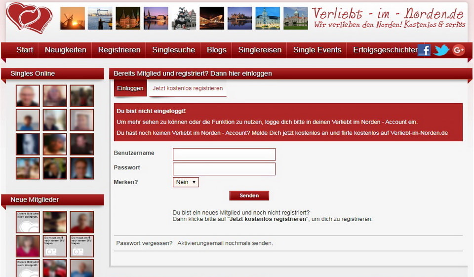 Verliebt im Norden Mitgliederstruktur und Aktivität
