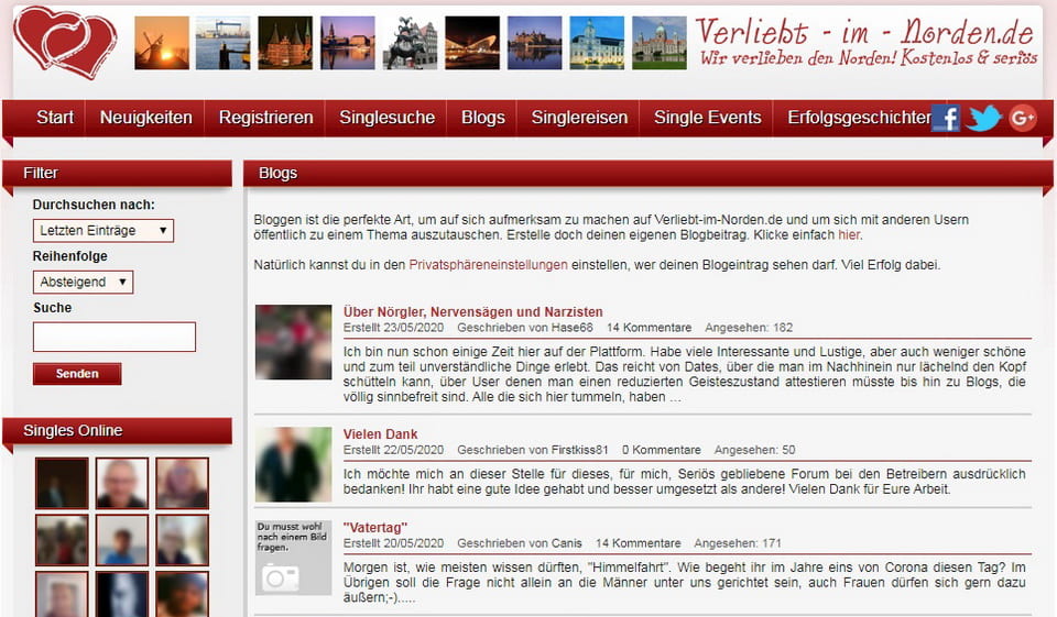 Wo liegt der Altersschnitt auf der Plattform?