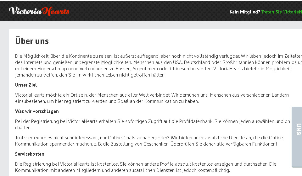 VictoriaHearts Sicherheit