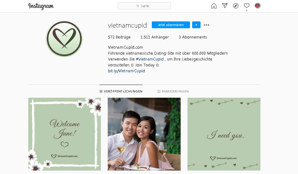 VietnamCupid Kostenlose Mitgliedschaft
