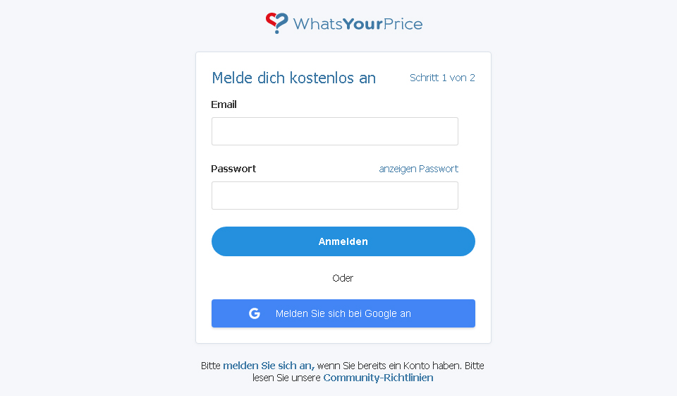 WhatsYourPrice im Test