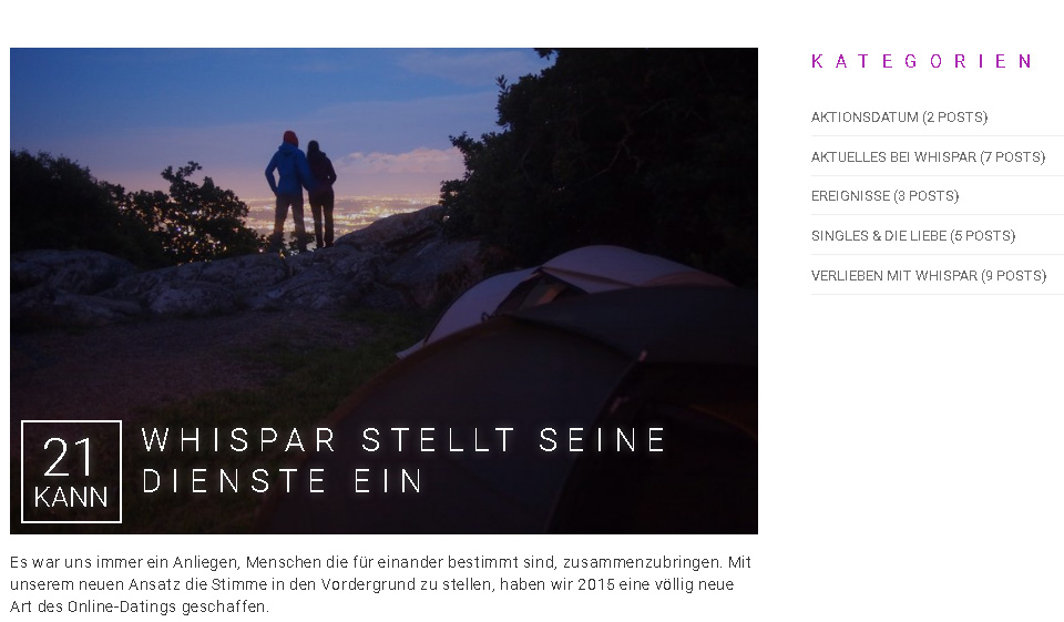 Whispar Religiöse Einstellungen