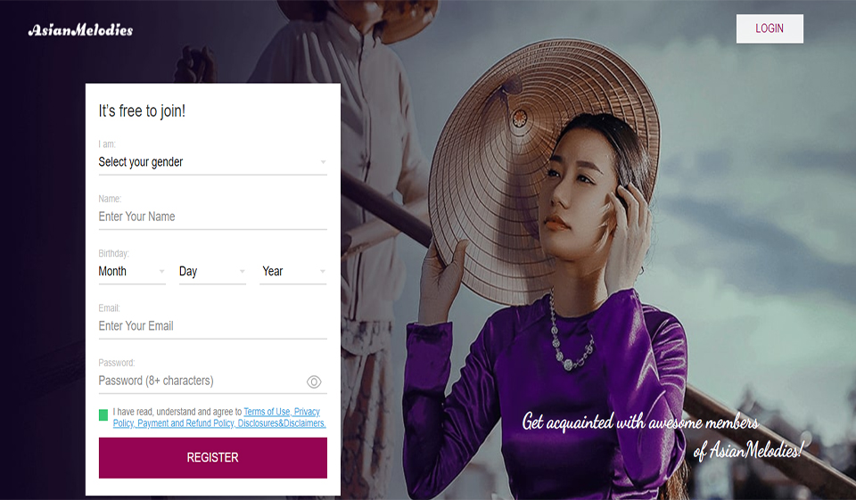 Asiatische Melodien-Dating-Site