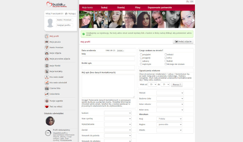 Wyszukiwanie na Buziak.pl