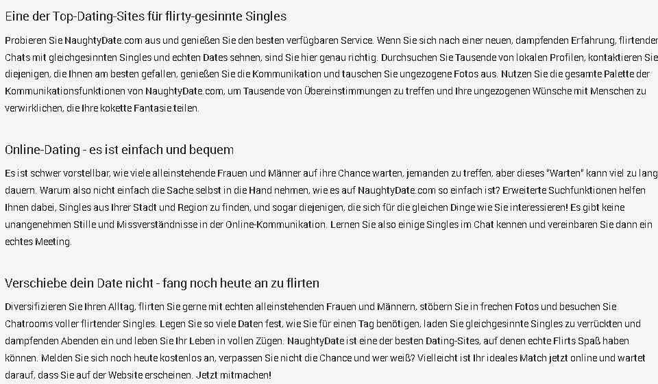 Naughty Date im Test