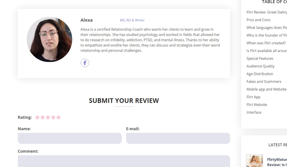 Připojení Datum přezkoumání